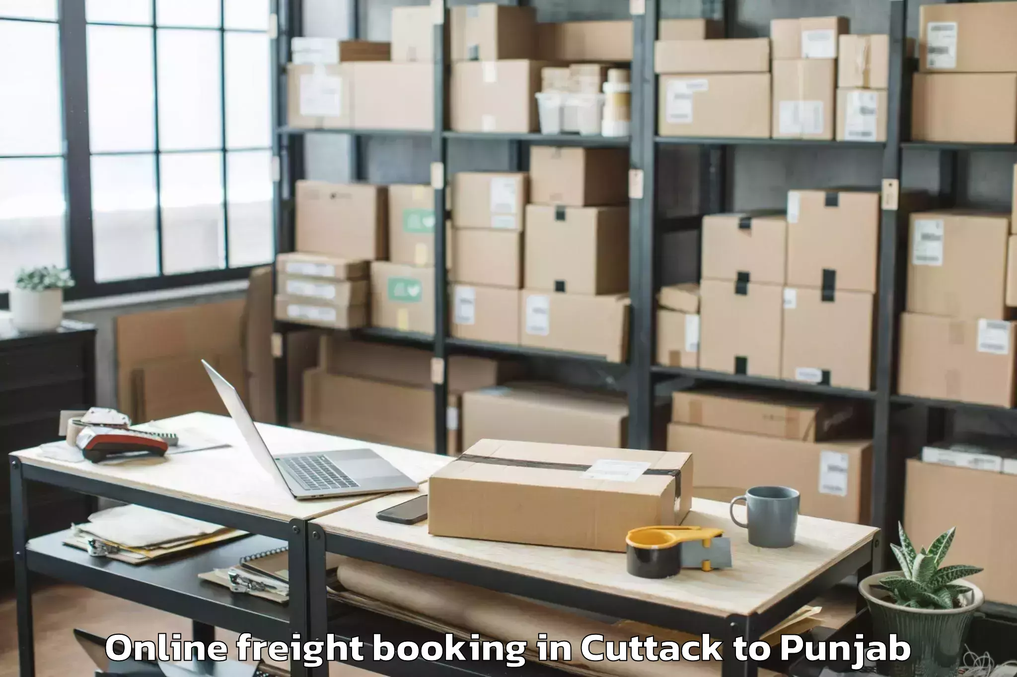 Cuttack to Iit Ropar Online Freight Booking Booking